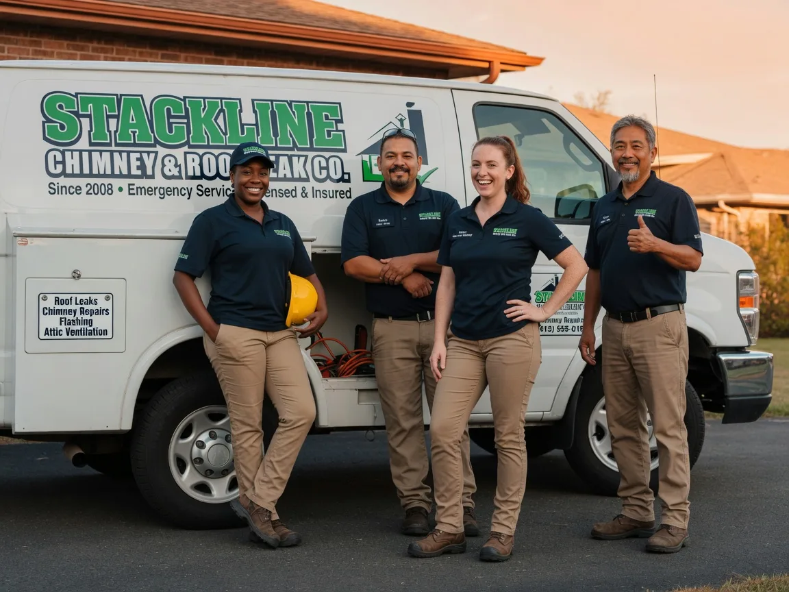 Chimney flashing repair company in Gilchrist, TX